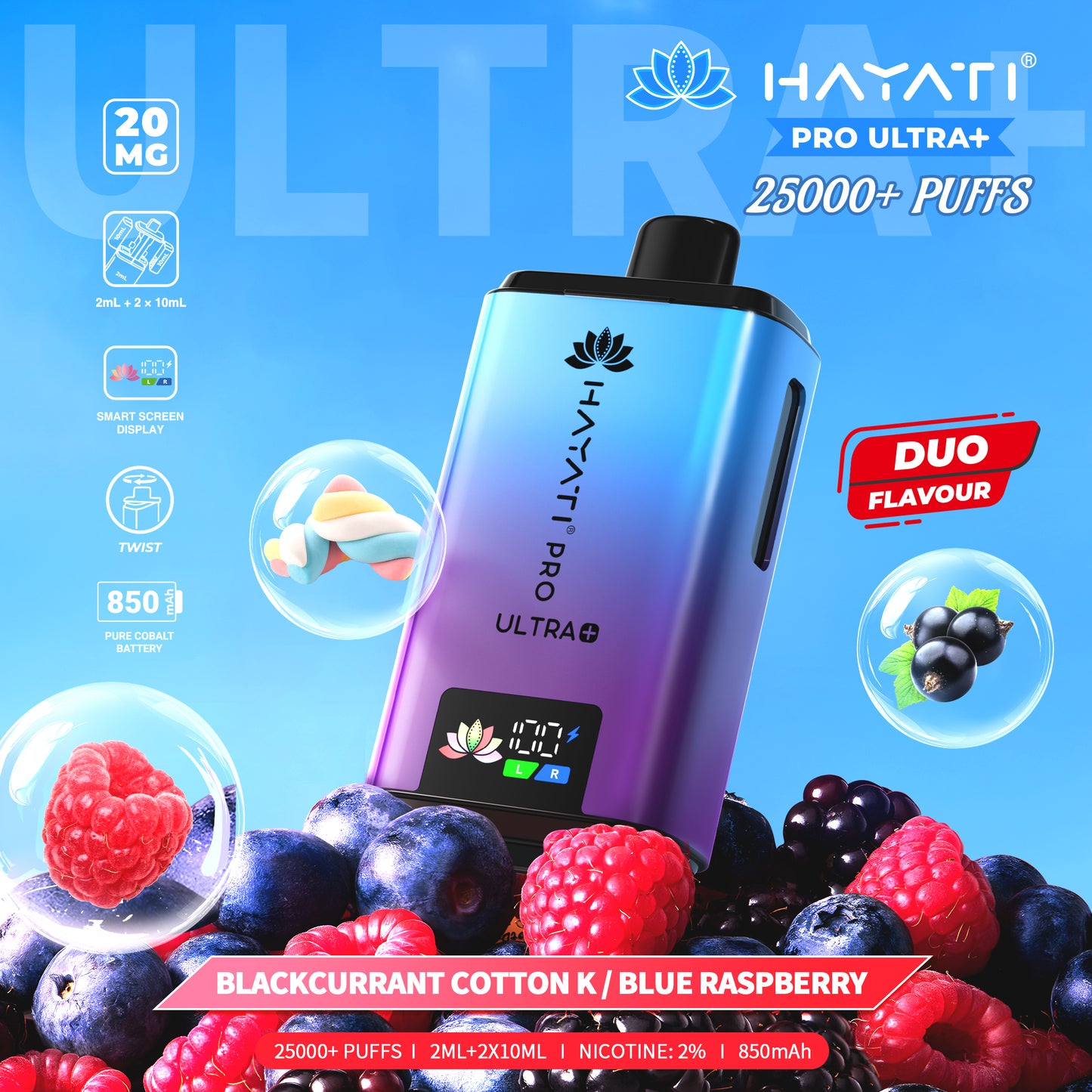 Hayati® Pro Ultra+ 25000+ Puffs