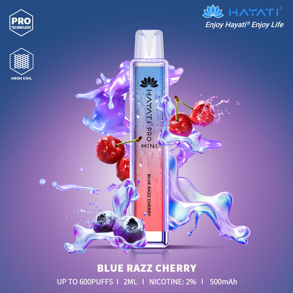 Muha Blue Razz Hayati® Pro Mini 600 Puffs