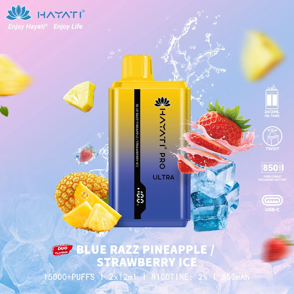 Hayati Pro Ultra Disposable 15000 Puffs Hayati Pro Ultra Disposable 15000 Puffs