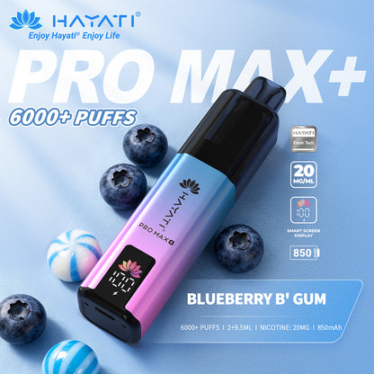 Hayati® Pro Max+ 6000 Puffs
