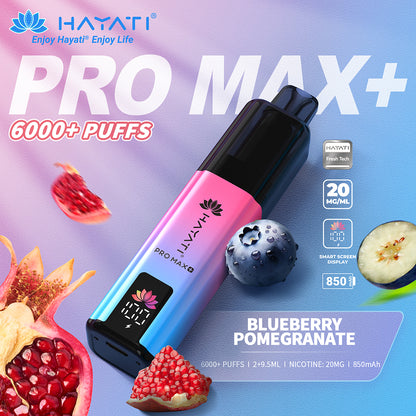Hayati® Pro Max+ 6000 Puffs