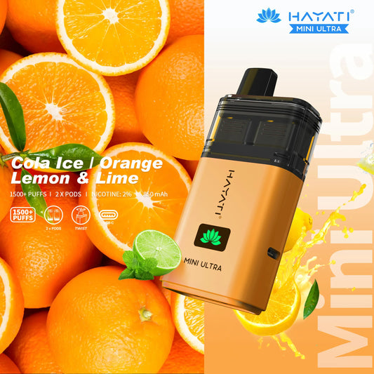 Hayati Mini Ultra 1500 Puffs Hayati Mini Ultra 1500 Puffs