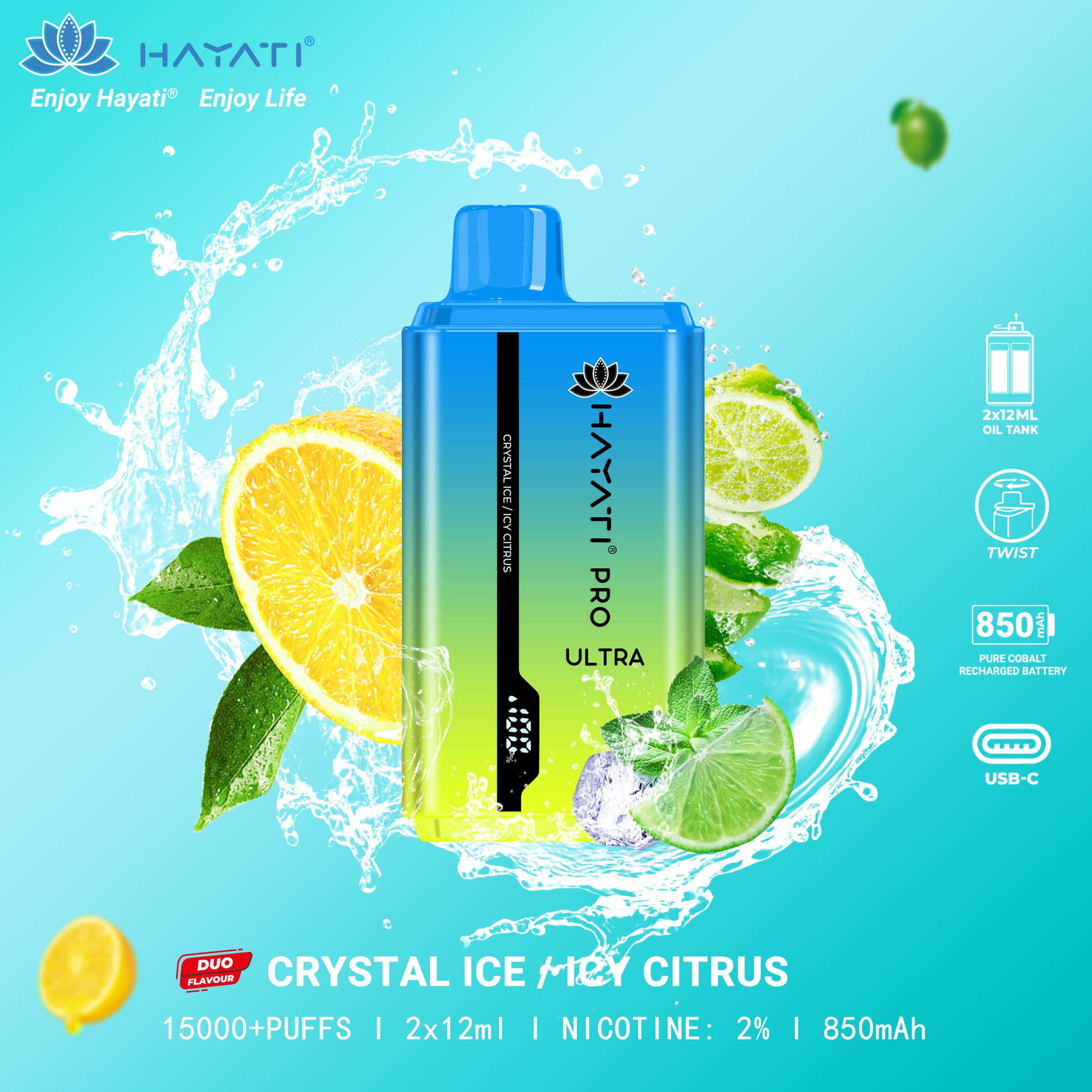 Hayati Pro Ultra Disposable 15000 Puffs Hayati Pro Ultra Disposable 15000 Puffs