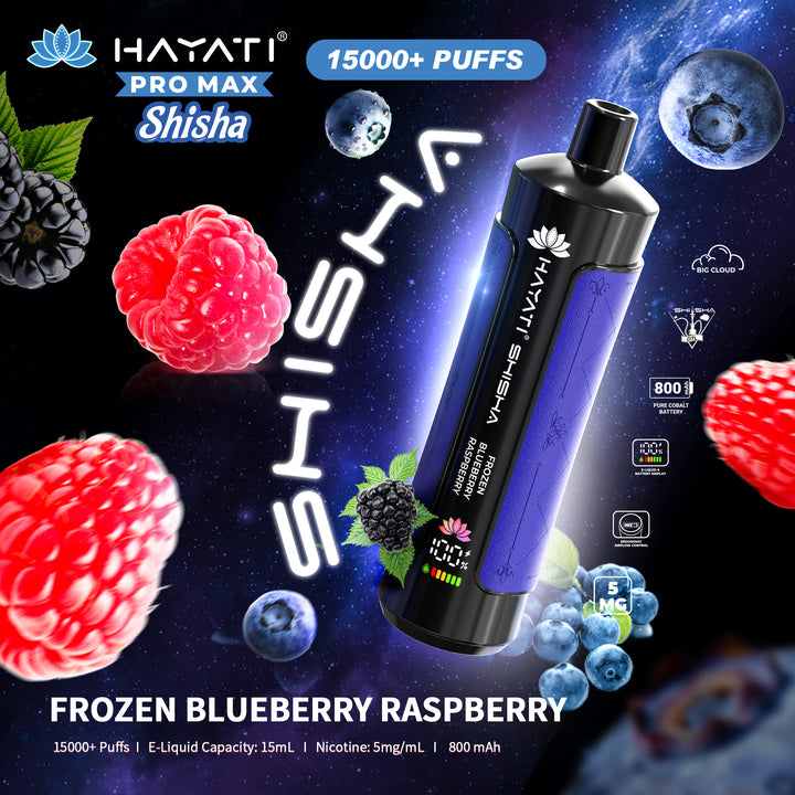 Hayati® Pro Max Shisha 15000 Puffs