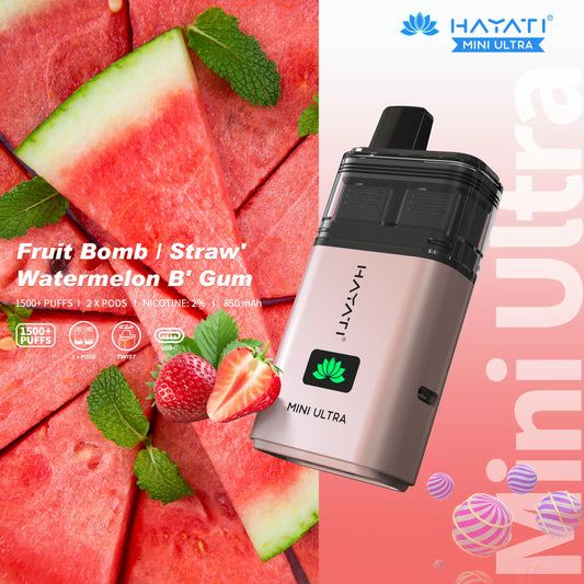 Hayati Mini Ultra 1500 Puffs Hayati Mini Ultra 1500 Puffs