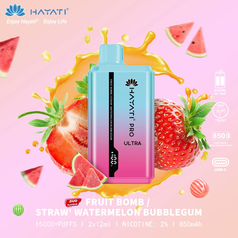 Hayati Pro Ultra Disposable 15000 Puffs Hayati Pro Ultra Disposable 15000 Puffs