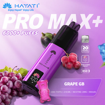 Hayati® Pro Max+ 6000 Puffs