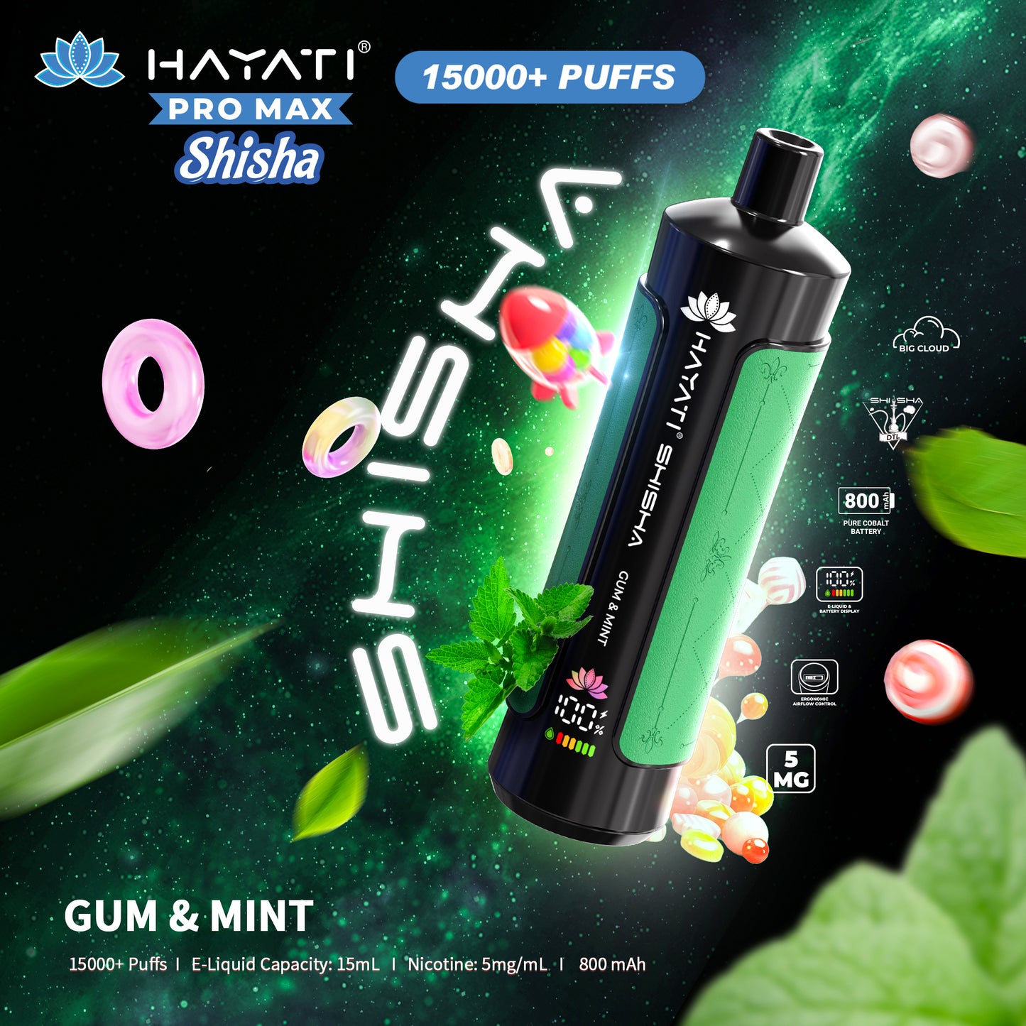 Hayati® Pro Max Shisha