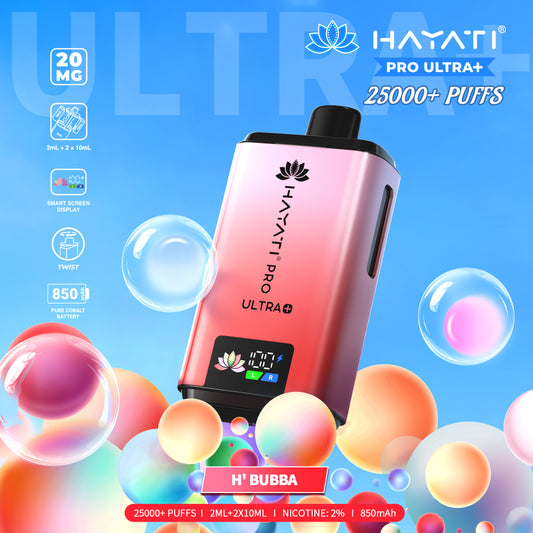 Hayati® Pro Ultra+ 25000+ Puffs