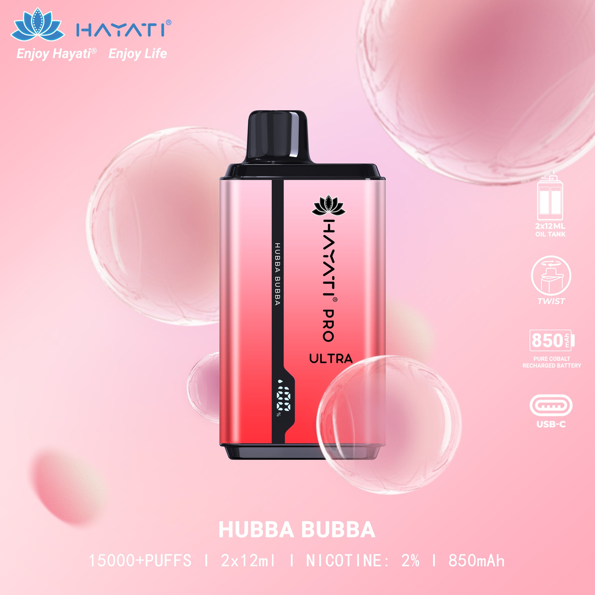 Hayati Pro Ultra Disposable 15000 Puffs Hayati Pro Ultra Disposable 15000 Puffs