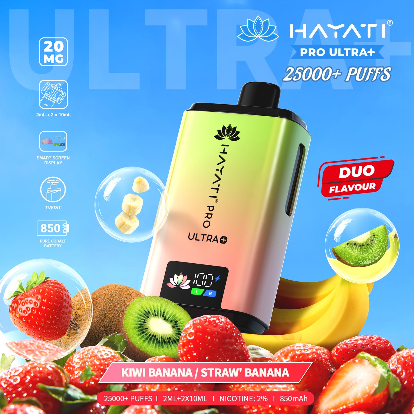 Hayati® Pro Ultra+ 25000+ Puffs