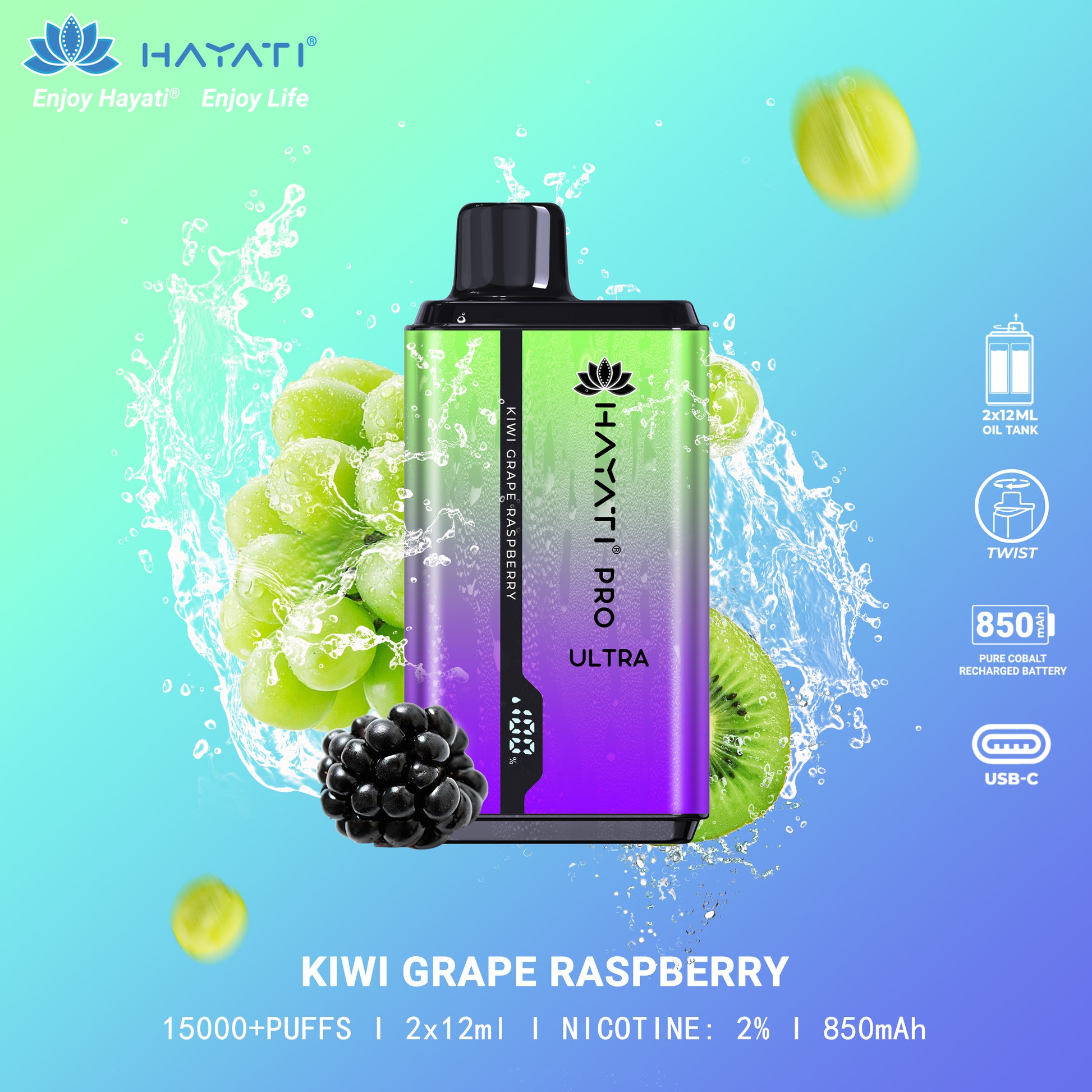 Hayati Pro Ultra Disposable 15000 Puffs Hayati Pro Ultra Disposable 15000 Puffs