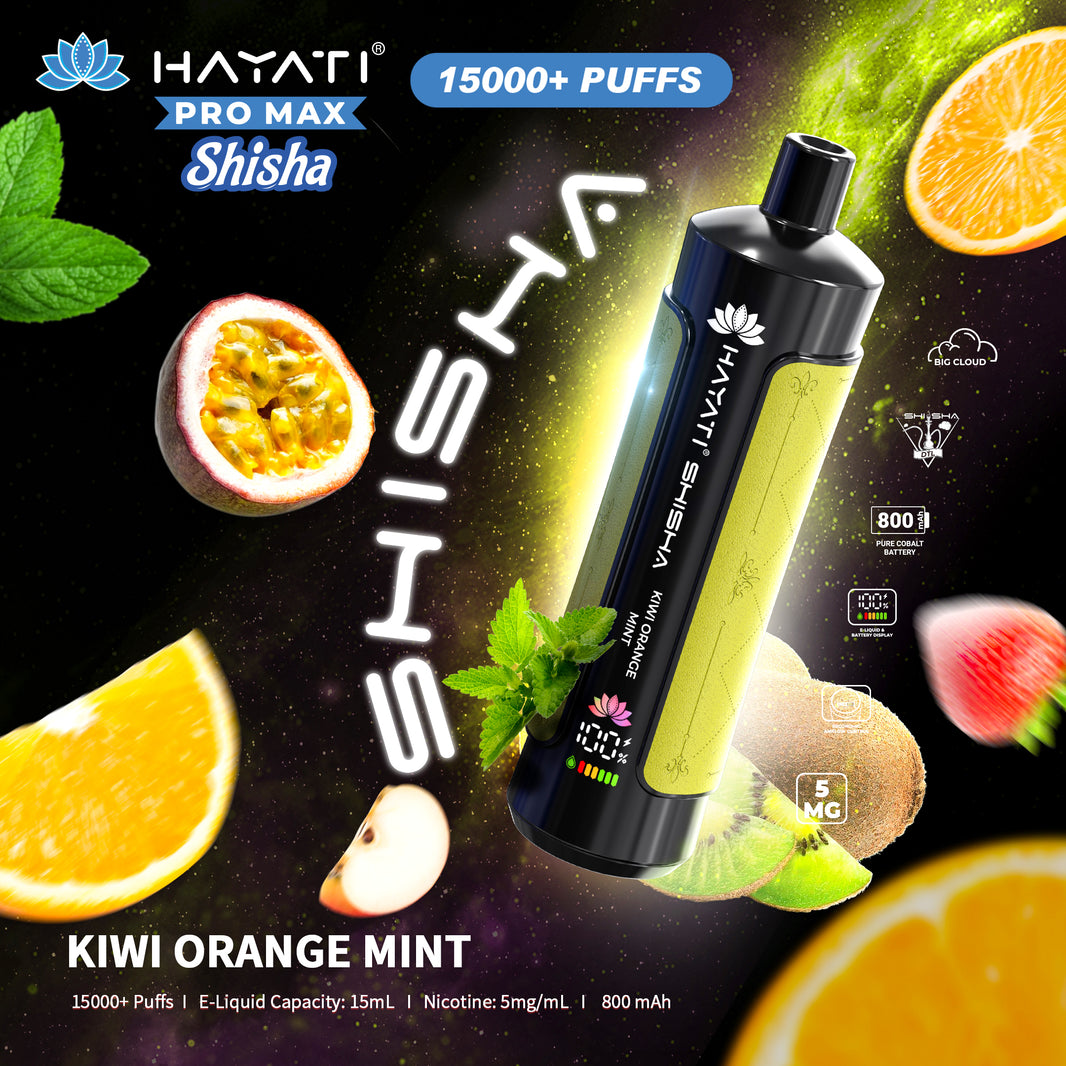 Pro Ultra Hayati Pro Max Shisha 15000 Disposable Vape Box Of 10