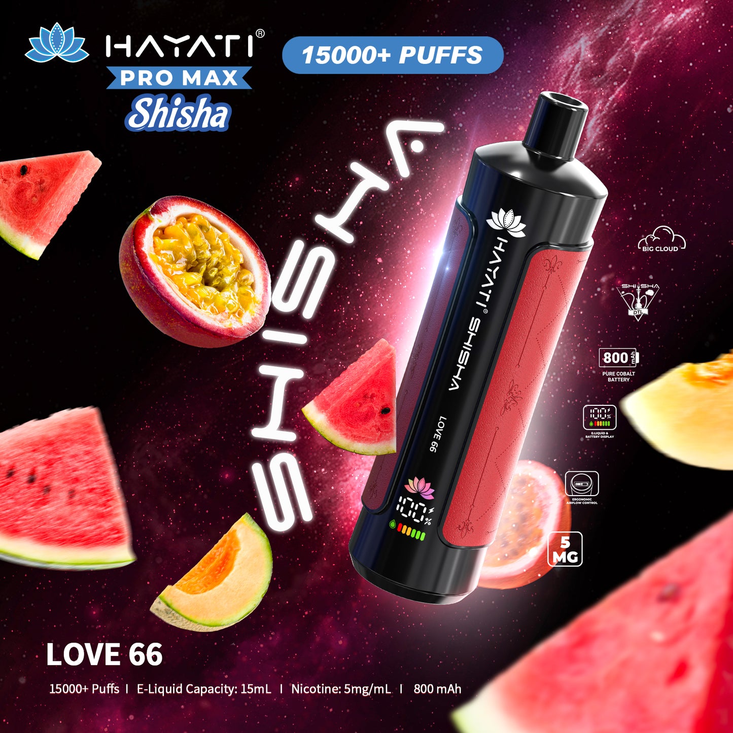 Hayati® Pro Max Shisha