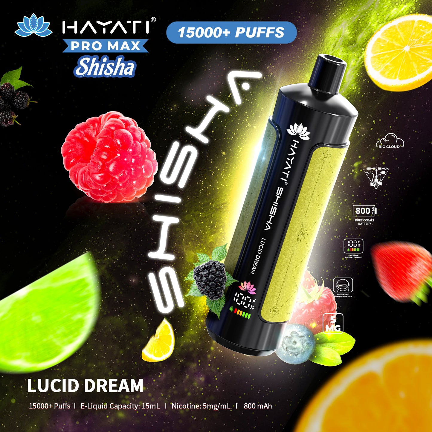 Hayati® Pro Max Shisha