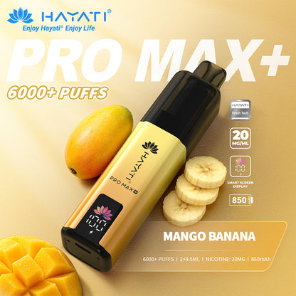 Hayati® Pro Max+ 6000 Puffs