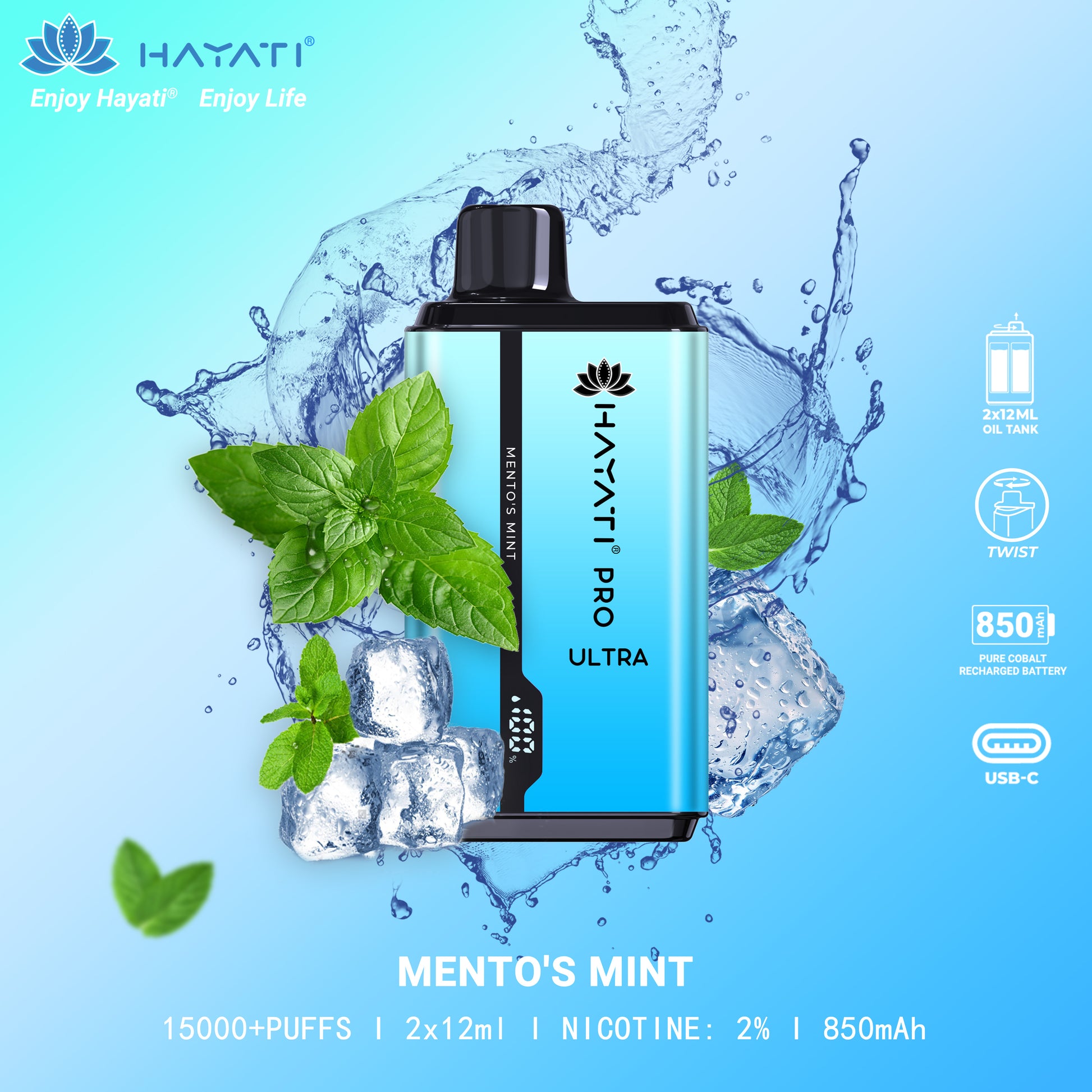 Hayati Pro Ultra Disposable 15000 Puffs Hayati Pro Ultra Disposable 15000 Puffs