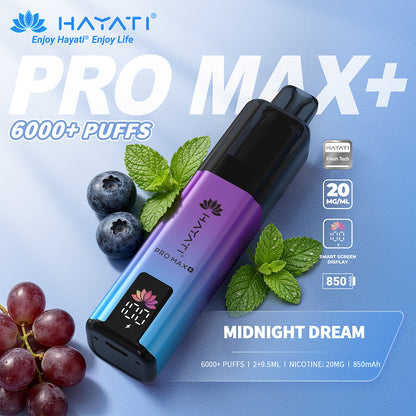 Hayati® Pro Max+ 6000 Puffs