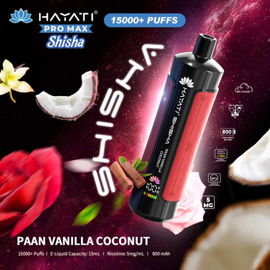 Hayati Pro Max Shisha 15000 Puffs Hayati Pro Max Shisha 15000 Puffs