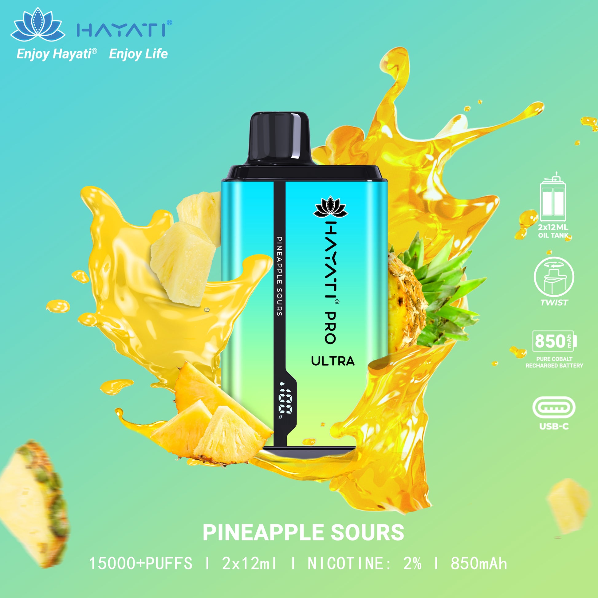 Hayati Pro Ultra Disposable 15000 Puffs Hayati Pro Ultra Disposable 15000 Puffs