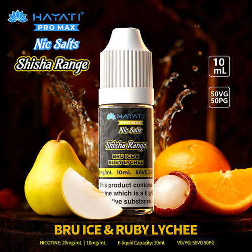 Hayati Nic Salts Shisha Range