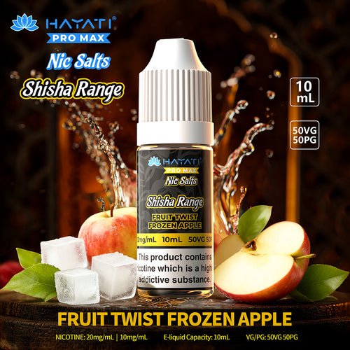 Hayati Nic Salts Shisha Range