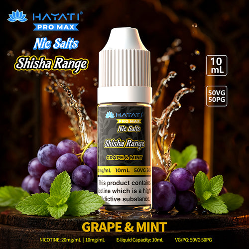 Hayati Nic Salts Shisha Range