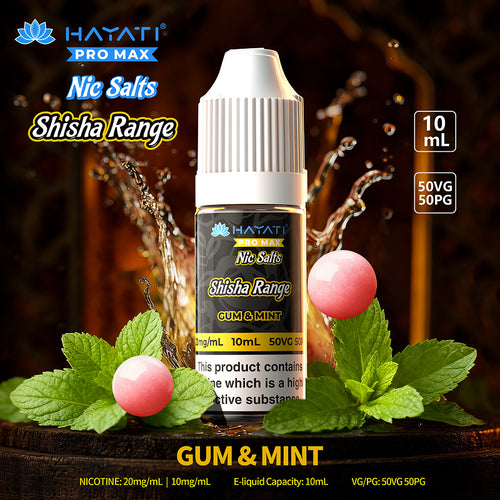 Hayati Nic Salts Shisha Range
