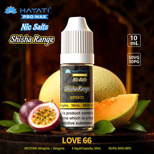 Hayati Nic Salts Shisha Range