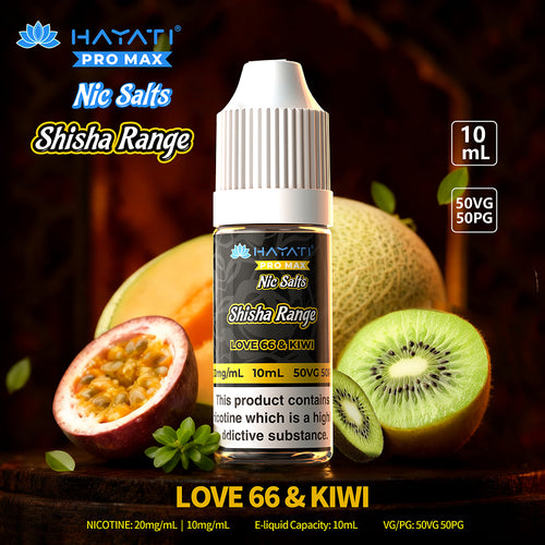 Hayati Nic Salts Shisha Range