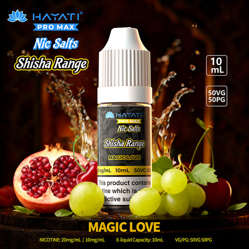 Hayati Nic Salts Shisha Range