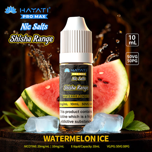 Hayati Nic Salts Shisha Range