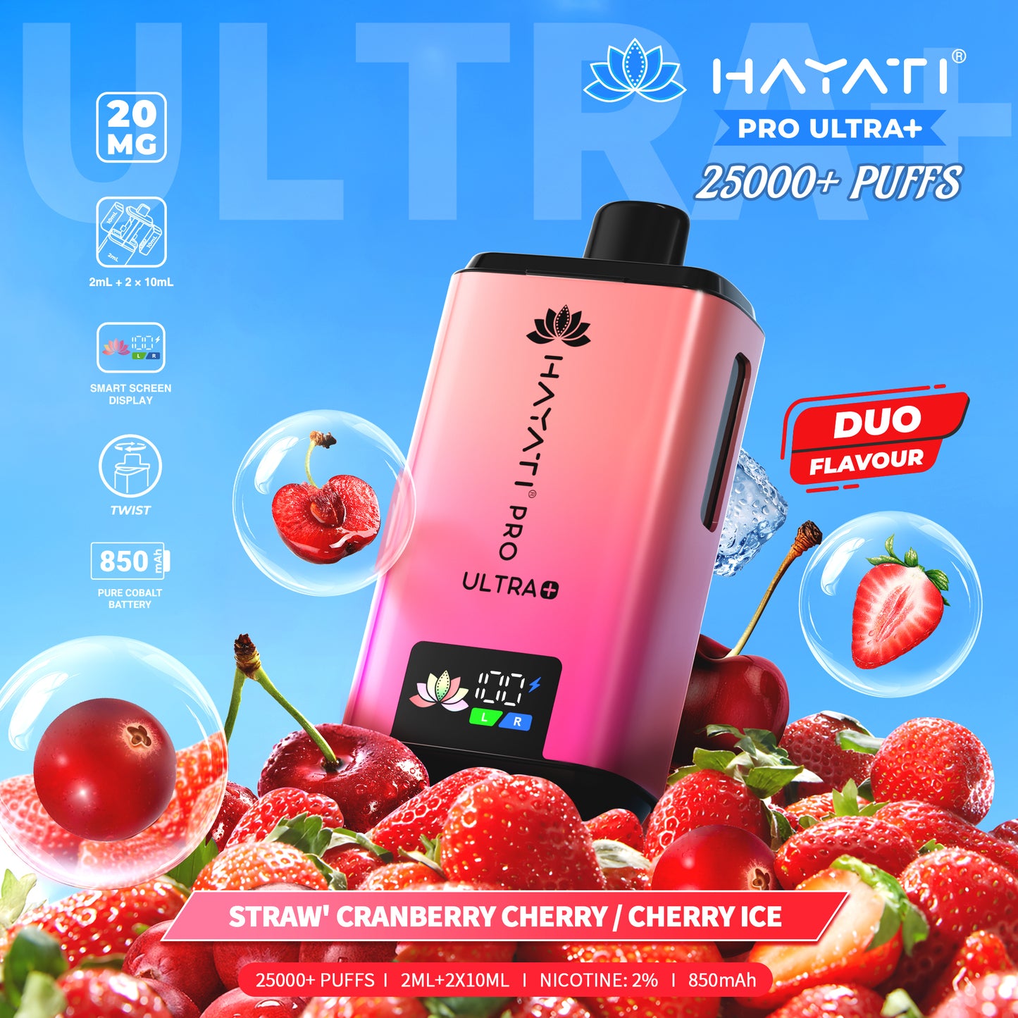 Hayati® Pro Ultra+ 25000+ Puffs