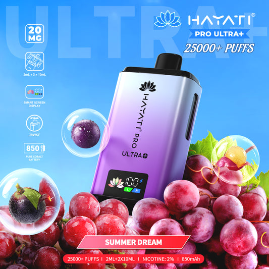 Hayati® Pro Ultra+ 25000+ Puffs