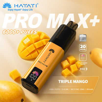 Hayati® Pro Max+ 6000 Puffs